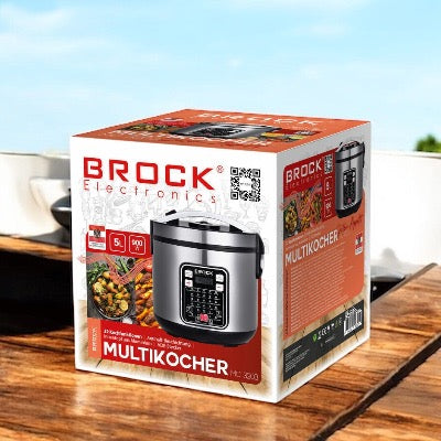 Πολυμάγειρας 900W με Χωρητικότητα 5L - Γκρι, Ιδανικός για Ποικιλία Συνταγών και Γεύσεων