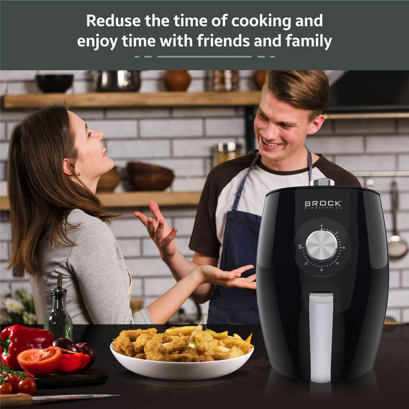 Φριτέζα Αέρα Brock AFM 3501 BK - 3,5lt Μαύρη - Υγιεινές και Γευστικές Συνταγές!