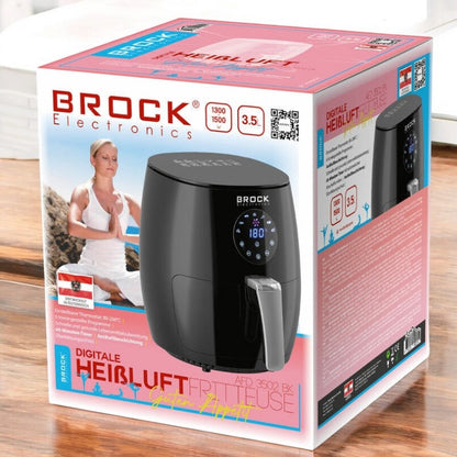 Φριτέζα Αέρα Brock AFD 3502 BK - 3,5lt Μαύρη - Υγιεινό και Γρήγορο Μαγείρεμα!